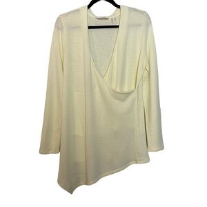 Soft Surroundings Asymmetrical WaffleKnit  Top